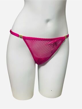 Victoria secret Hot Pink Mesh Bikini Panty - Intimates Sz XL